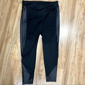 2XL Forever 21 Leggings with Pleather side detail